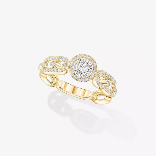 [Lume Jewelry]Move Link Solitaire Ring