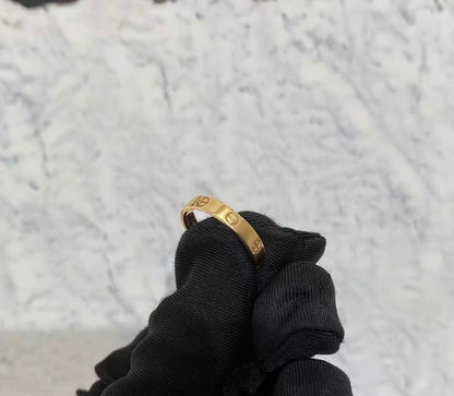 ¡®Lume Jewelry¡¯LOVE RING 4MM Plain version, GOLD