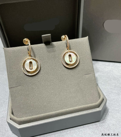 [Lume Jewelry]Lucky Move Mother‑of‑Pearl Earrings