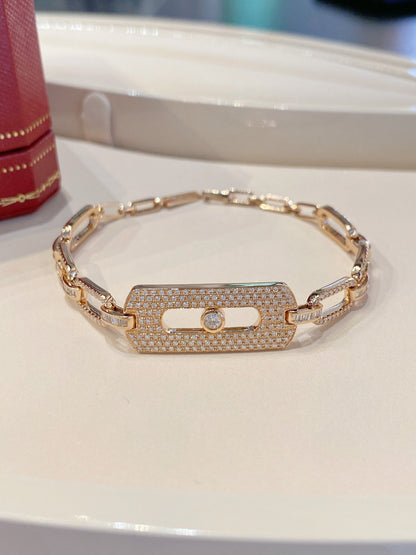 [Lume Jewelry]My Move Pavé Chain Bracelet