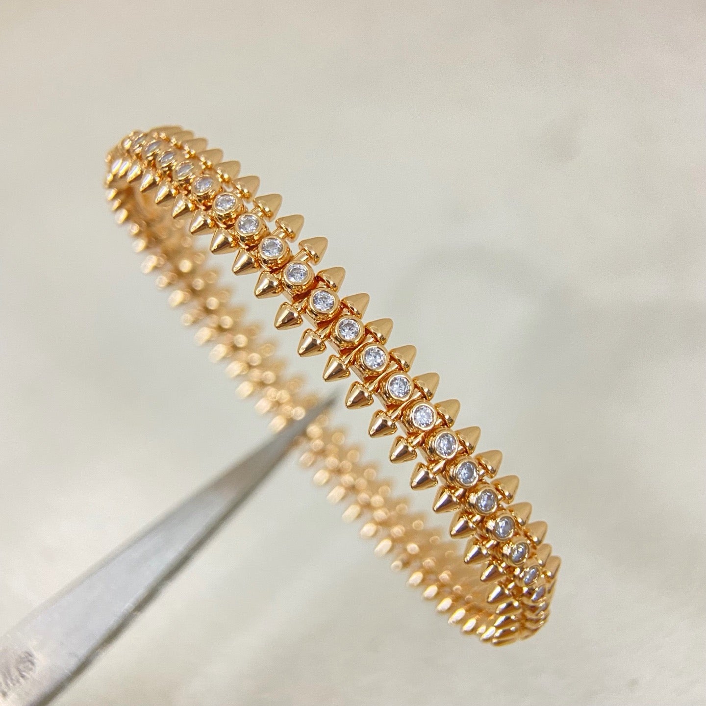 ¡®Lume Jewelry¡¯CLASH Studded Diamond Bracelet