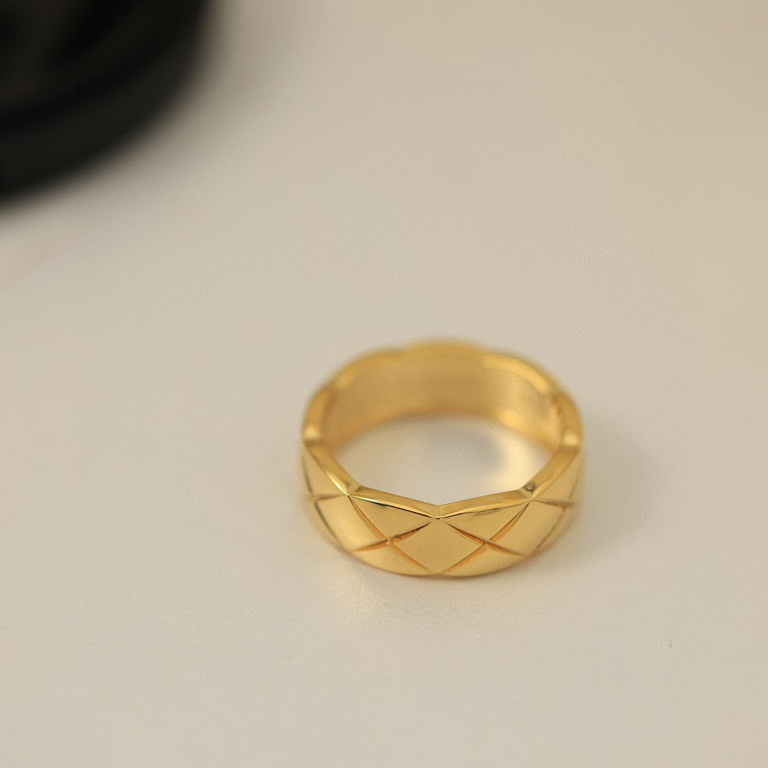 ¡®Lume Jewelry¡¯Quilted pattern ring, diamond‑free
