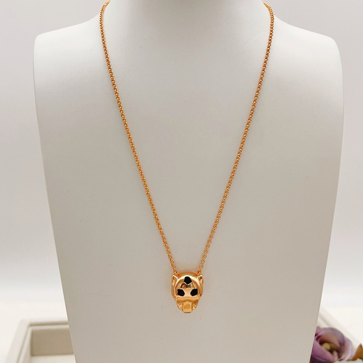 ¡®Lume Jewelry¡¯Panthère de Cartier Solid Panther‑Head Necklace,