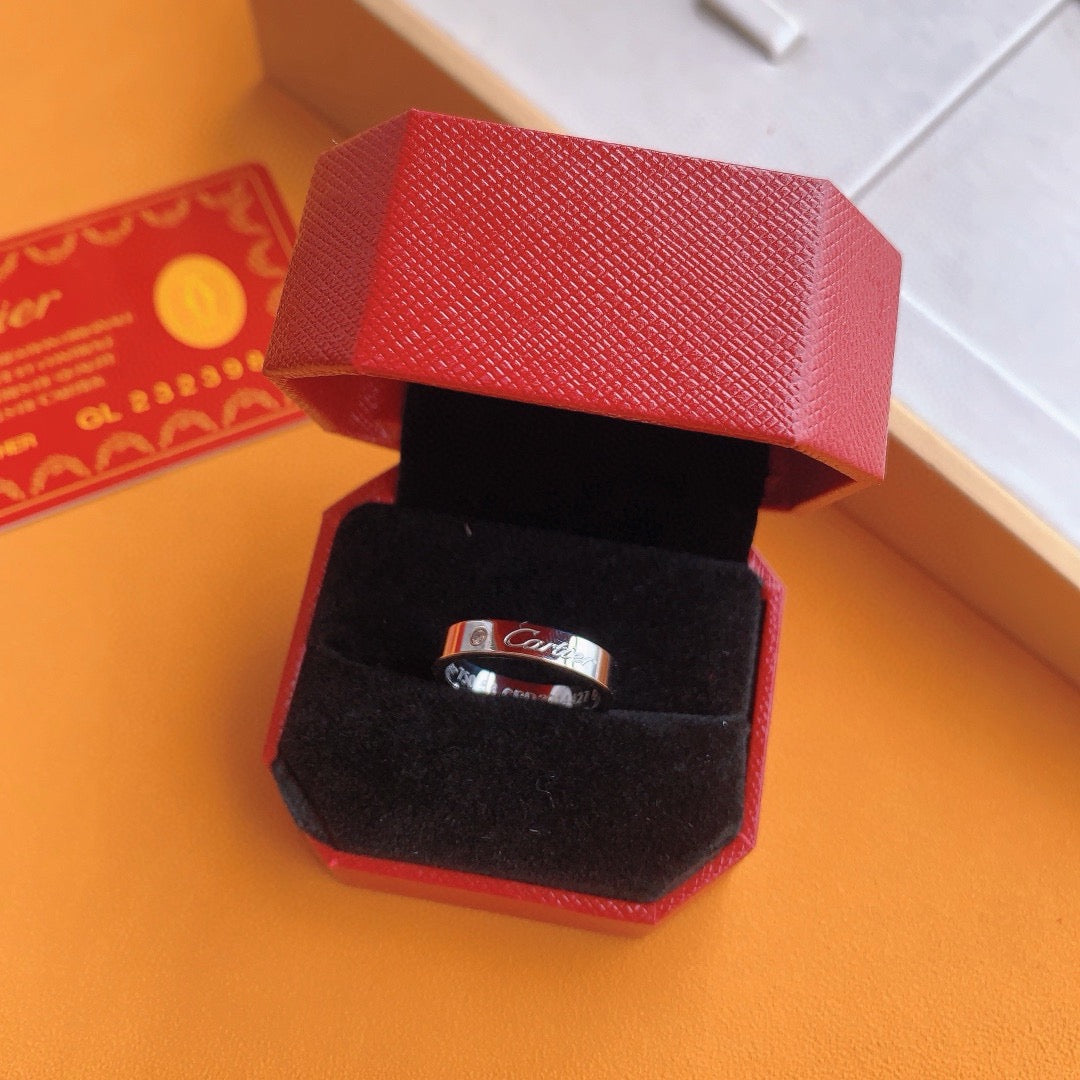 ¡®Lume Jewelry¡¯Signature Single‑Diamond Couple Band Rings
