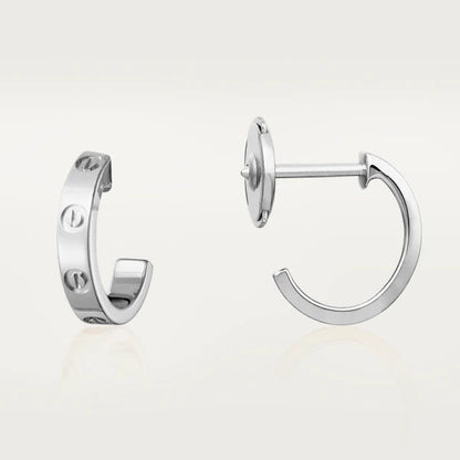 ¡®Lume Jewelry¡¯LOVE EARRINGS 2.65MM SILVER