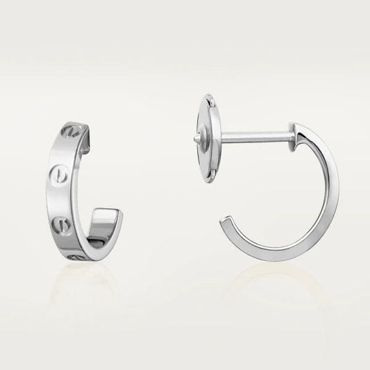 ¡®Lume Jewelry¡¯LOVE EARRINGS 2.65MM SILVER