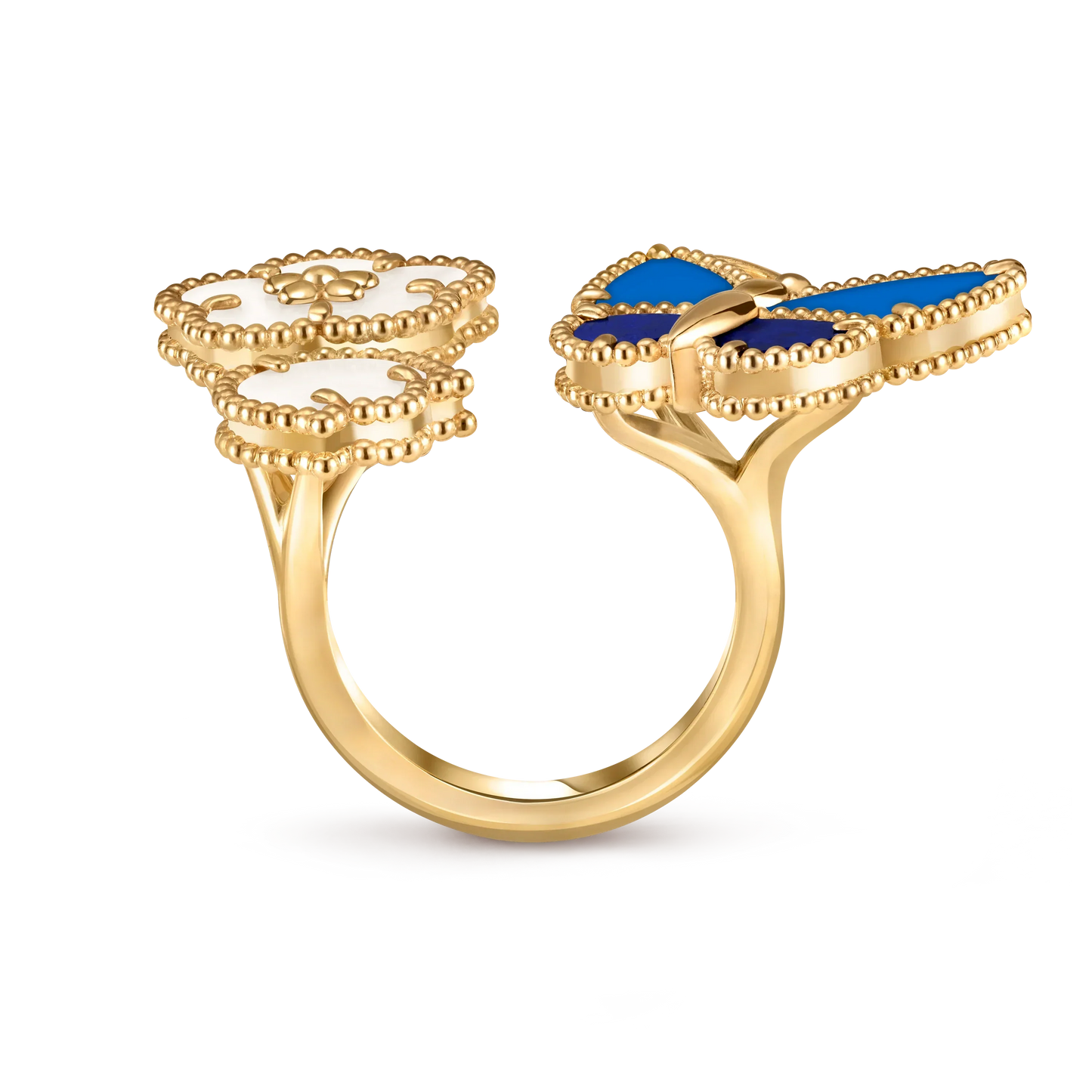 [Lume Jewelry] 2026 NEW MODEL SPRING LUCKY 3 MOTIF GOLD RING