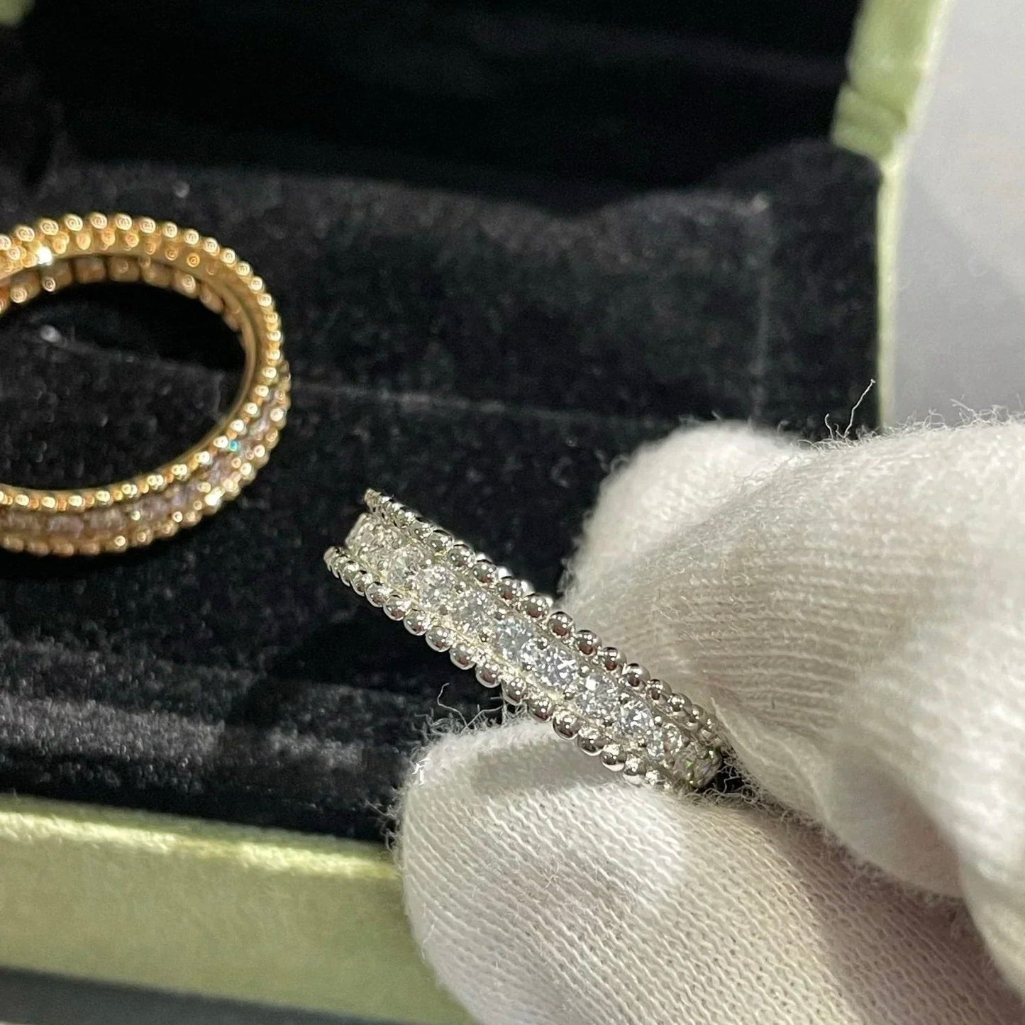 ¡®Lume Jewelry¡¯PERLEE DIAMOND SILVER RING