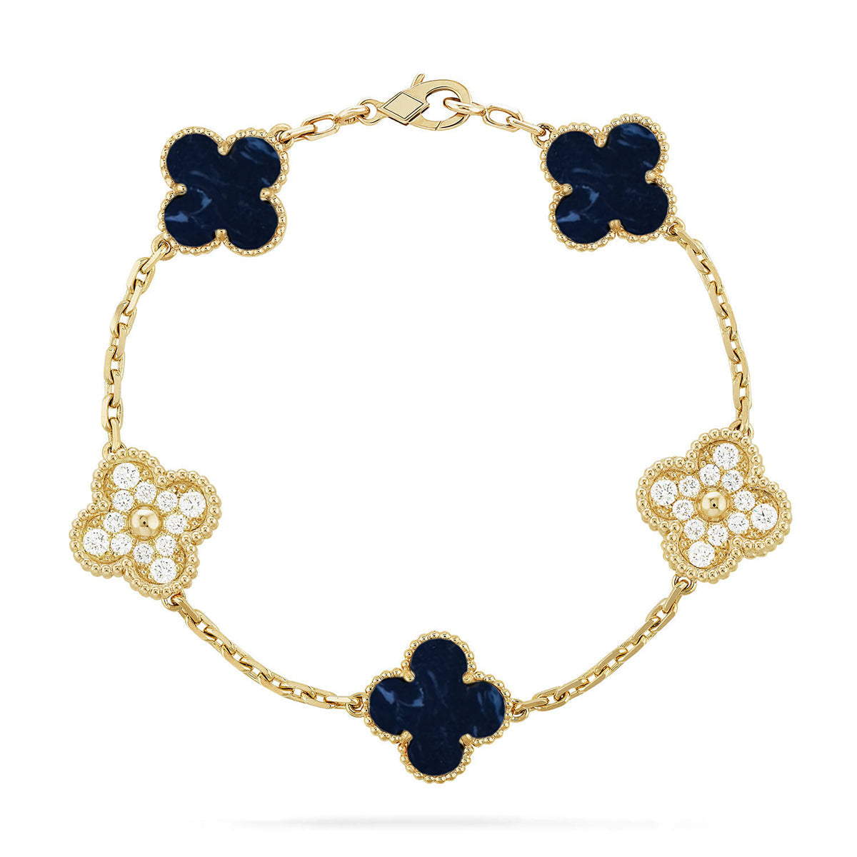 [Lume Jewelry]New CLOVER 5 MOTIF PIETERSITE BRACELET COLLECTION