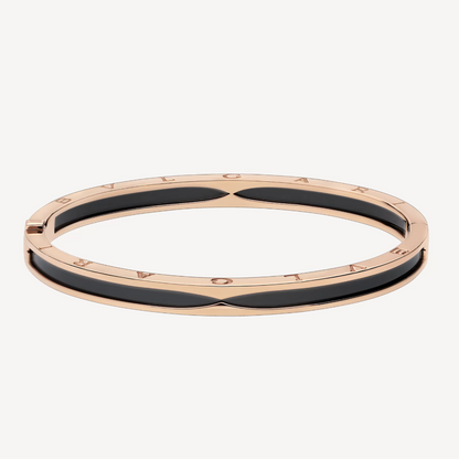 [Lume Jewelry]ZERO 1 PINK GOLD WITH BLACK CERAMIC BRACELET