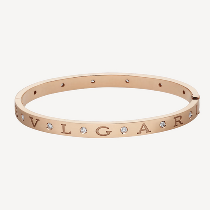 [Lume Jewelry]ZERO 1 PINK GOLD 12 DIAMONDS BRACELET