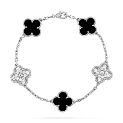 [Lume Jewelry]New CLOVER 5 MOTIF ONYXS BRACELET COLLECTION