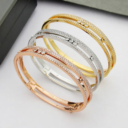 [Lume Jewelry]Move Romane pavé bangle