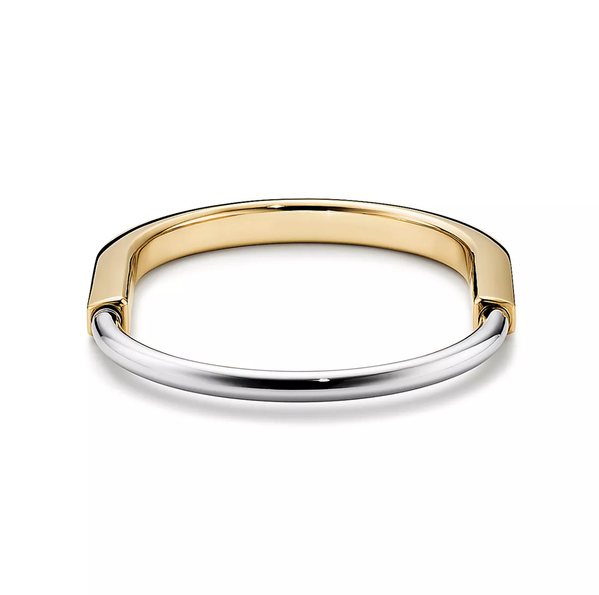 [Lume Jewelry]LOCK BRACELET YELLOW AND WHITE GOLD