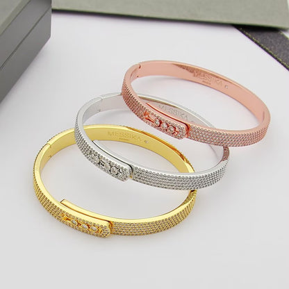 [Lume Jewelry]Move Noa Full Pavé Diamond Bangle Bracelet