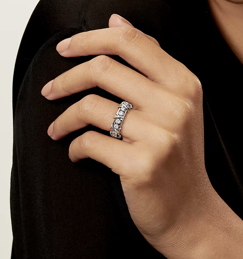[Lume Jewelry]SIXTEEN STONE SILVER RING