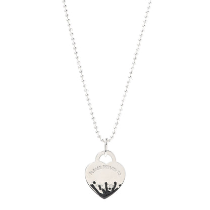 [Lume Jewelry]COLOUR HEART SPLASH TAG NECKLACE