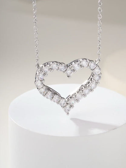 [Lume Jewelry]T Family Heart Necklace