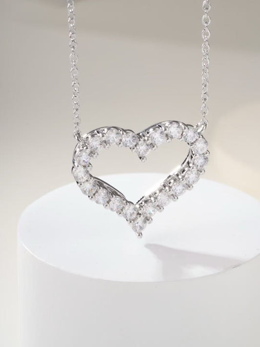 [Lume Jewelry]T Family Heart Necklace