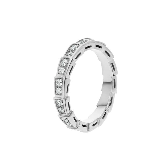 [Lume Jewelry]SERPENTI RING SILVER DIAMOND PAVED 3MM