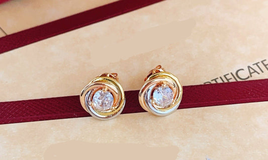 ¡®Lume Jewelry¡¯Pave Stud Earrings