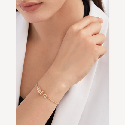 [Lume Jewelry]ZERO 1 SOFT PINK GOLD BRACELET