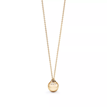 [Lume Jewelry]BALL PENDANT 12.75MM NECKLACE
