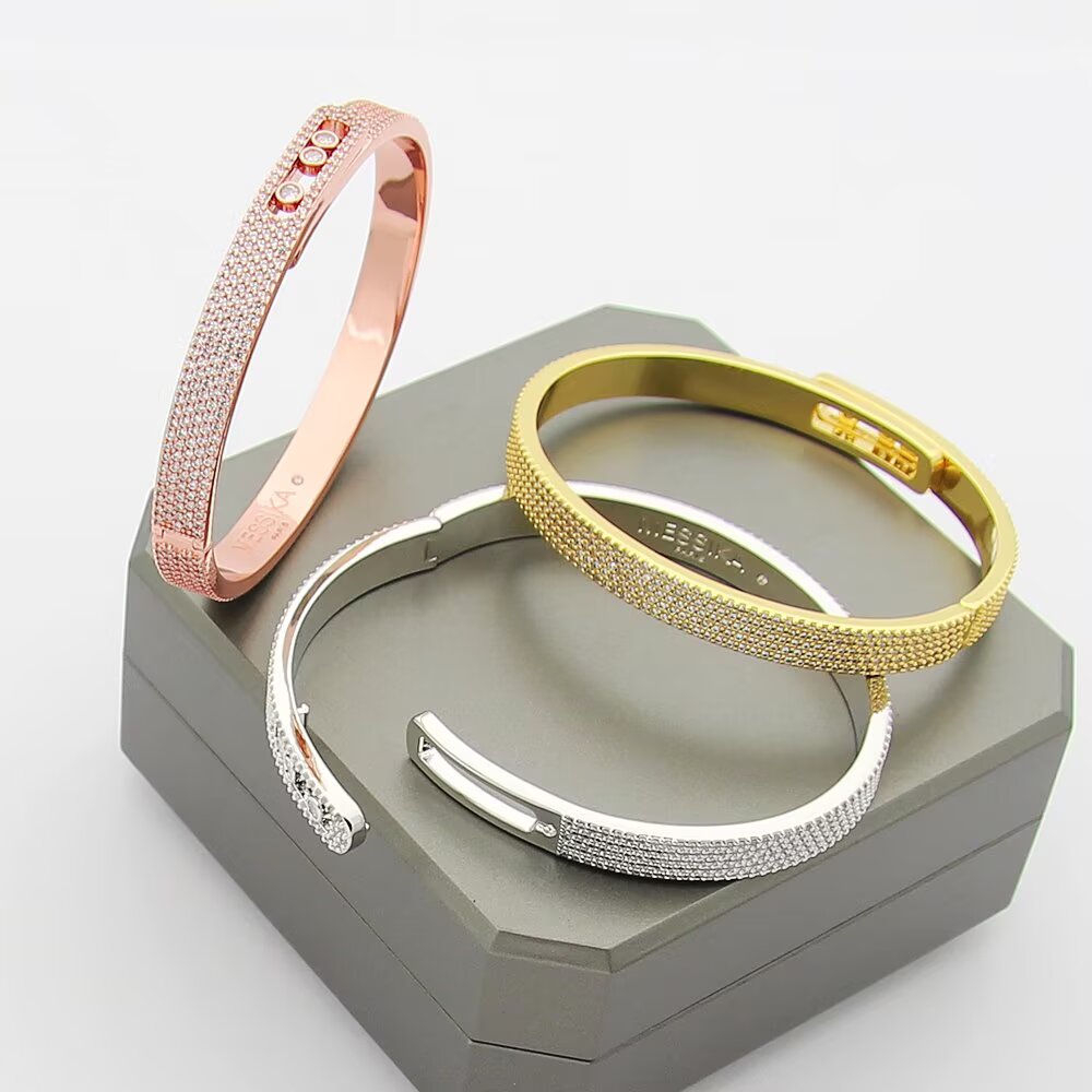 [Lume Jewelry]Move Noa Full Pavé Diamond Bangle Bracelet