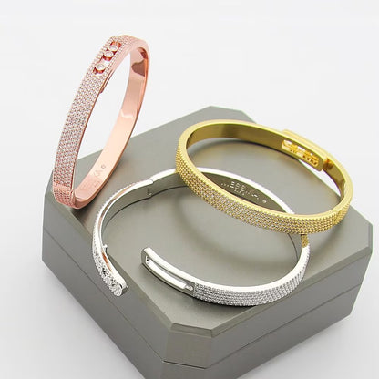 [Lume Jewelry]Move Noa Full Pavé Diamond Bangle Bracelet