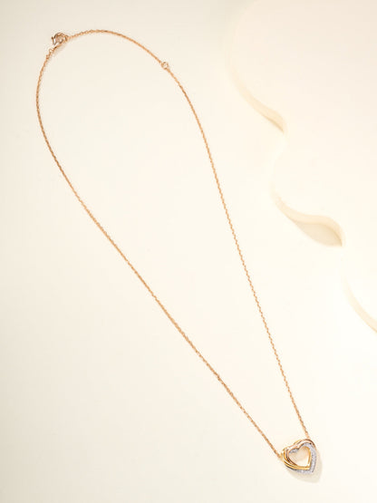 ¡®Lume Jewelry¡¯Heart Ring Pendant Necklace