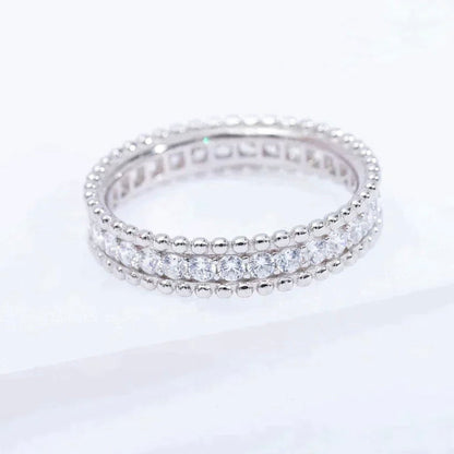 ¡®Lume Jewelry¡¯PERLEE DIAMOND SILVER RING