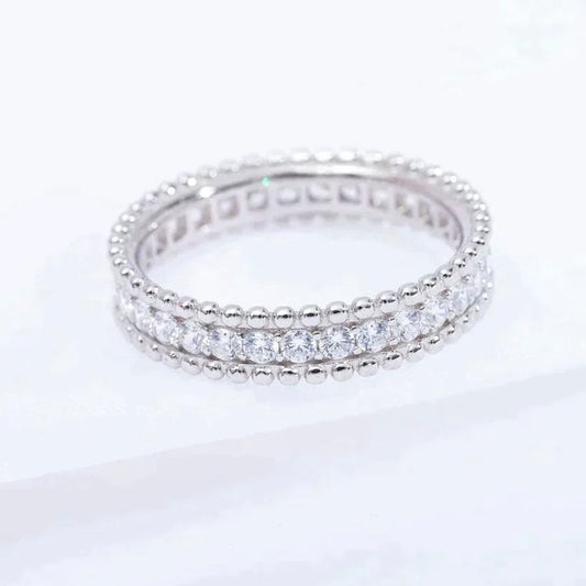 ¡®Lume Jewelry¡¯PERLEE DIAMOND SILVER RING