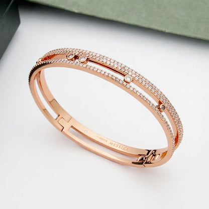 [Lume Jewelry]Move Romane pavé bangle