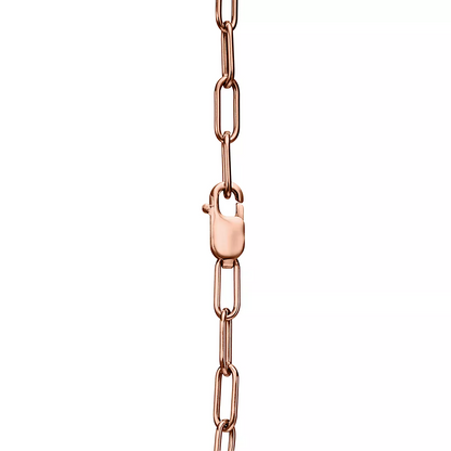 [Lume Jewelry]LOCK SMALL PENDANT PINK DIAMOND PINK GOLD NECKLACE
