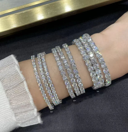 [Lume Jewelry] TENNIS BRACELET WITH FULL DIAMOND SETTING