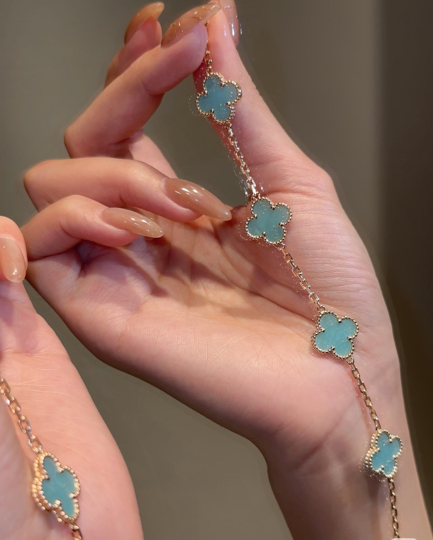 [Lume Jewelry]Baby Blue Braided Bracelet