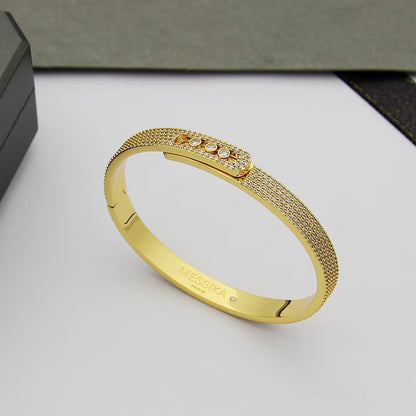[Lume Jewelry]Move Noa Full Pavé Diamond Bangle Bracelet