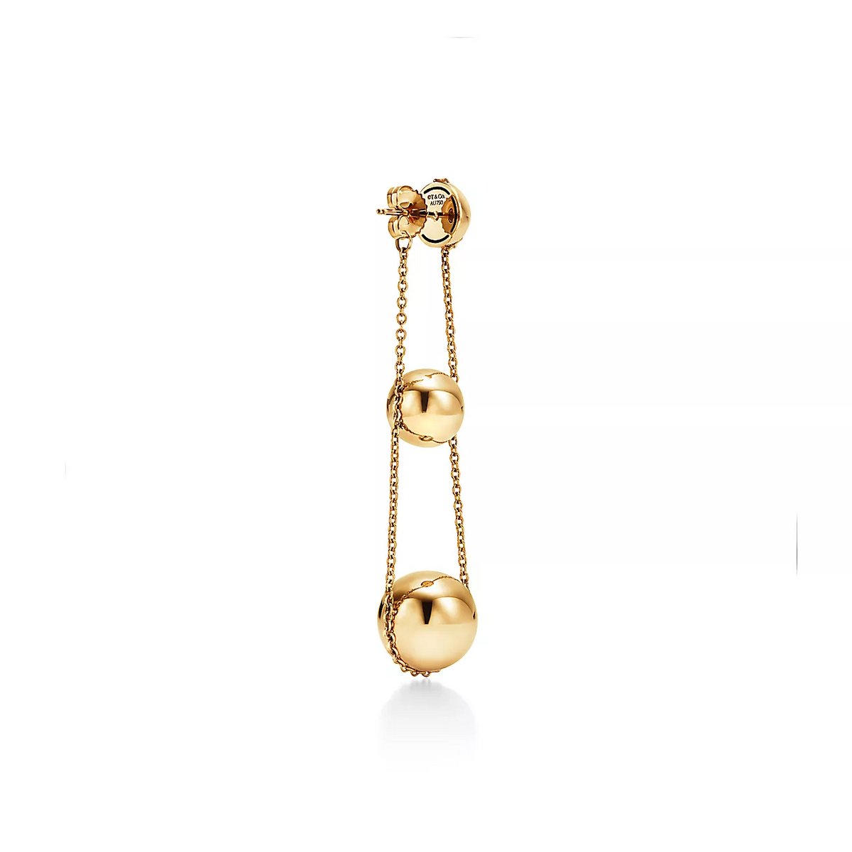 [Lume Jewelry]TRIPLE DROP GOLD EARRINGS