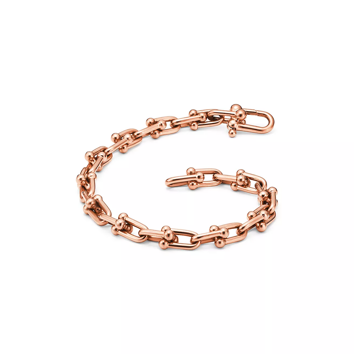 [Lume Jewelry]HARDWEAR SMALL LINK 26 MOTIF PINK GOLD BRACELET