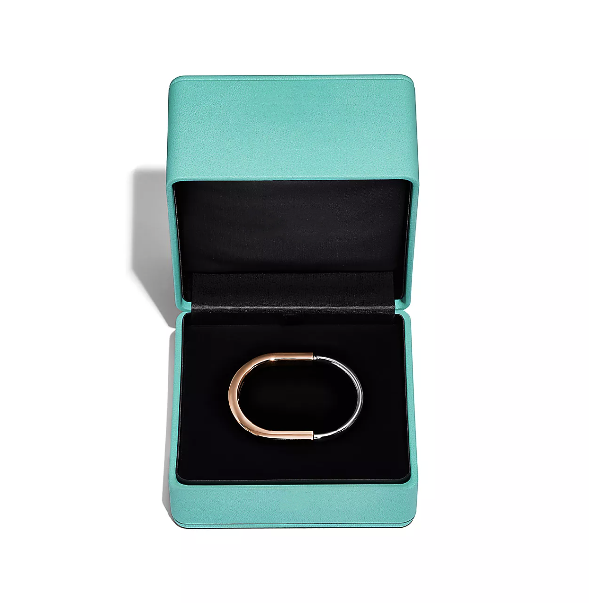 [Lume Jewelry]LOCK BRACELET ROSE AND WHITE GOLD