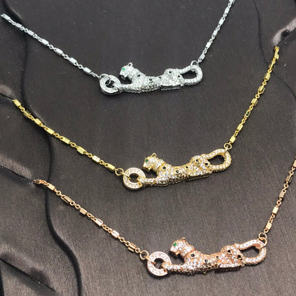 ¡®Lume Jewelry¡¯Pave Panther Pendant Necklace