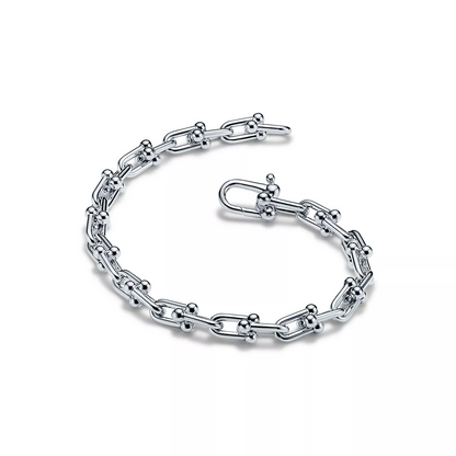 [Lume Jewelry]HARDWEAR SMALL LINK 26 MOTIF SILVER BRACELET