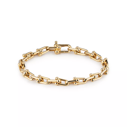 [Lume Jewelry]HARDWEAR SMALL LINK 26 MOTIF GOLD BRACELET