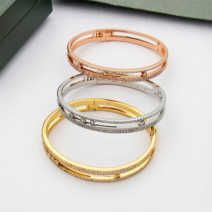[Lume Jewelry]Move Romane pavé bangle