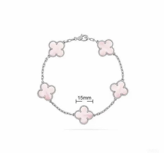 [Lume JewelryLight Pink Braided Bracelet