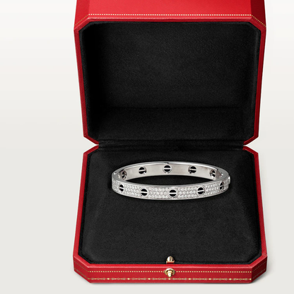 ¡®Lume Jewelry¡¯LOVE BRACELET 6.1MM DIAMOND-PAVED CERAMIC