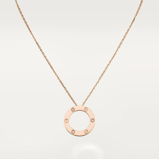 ¡®Lume Jewelry¡¯LOVE NECKLACE 16MM 3 DIAMONDS
