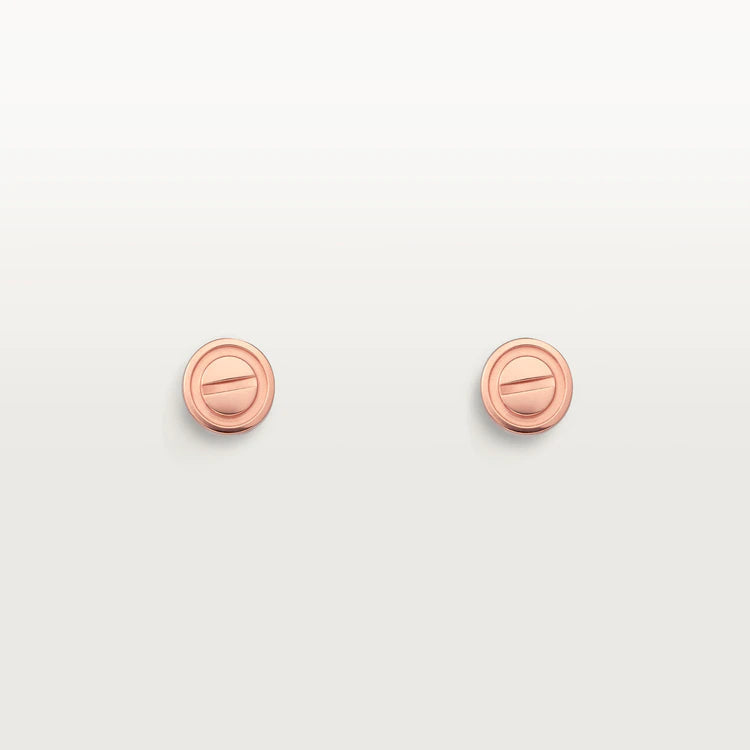 ¡®Lume Jewelry¡¯LOVE EARRINGS PINK GOLD 10MM