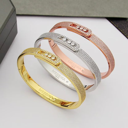 [Lume Jewelry]Move Noa Full Pavé Diamond Bangle Bracelet