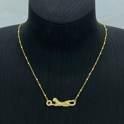 ¡®Lume Jewelry¡¯Pave Panther Pendant Necklace